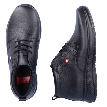 Trzewiki Zimowe Rieker B7601-00 czarne wełna