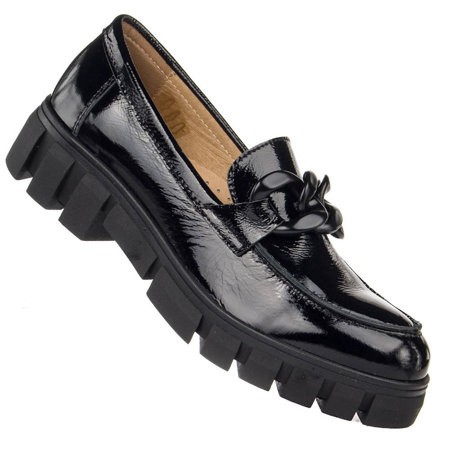 Półbuty damskie Nessi 22085 czarny 711