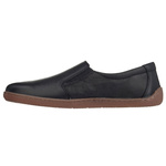 Buty Barefoot damskie wsuwane Helios 452 czarne skórzane Polskie