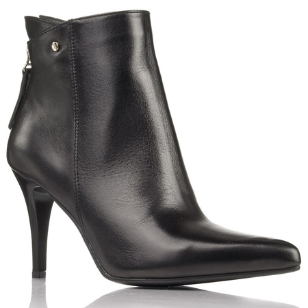 Botki na szpilce Simen 6461A czarny
