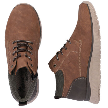 Botki trekkingowe męskie Rieker B0603-24 brąz