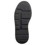 Czarne sneakersy na platformie damskie skórzane Filippo DP7285/25 BK