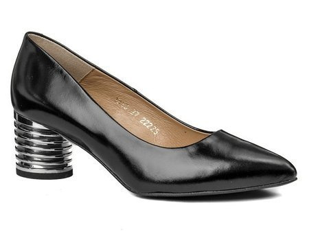 Czółenka Eska 1813 czarny toska niekiel