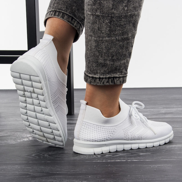 Sneakersy damskie Potocki 44300WH białe