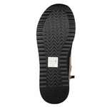 Beżowe Botki na platformie damskie Filippo DBT4215/25 TP skórzane