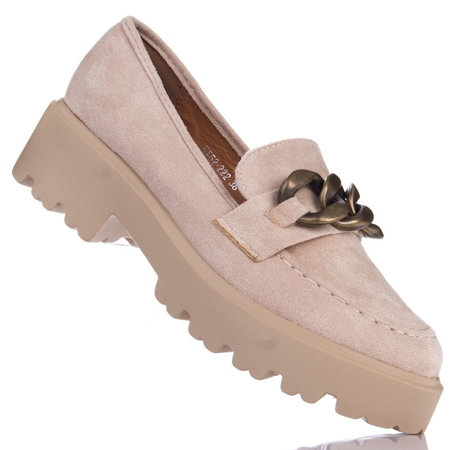 Półbuty damskie S.Barski HX52-222 beige