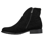 Botki kowbojki zamszowe damskie S.Barski HY52-532 czarne