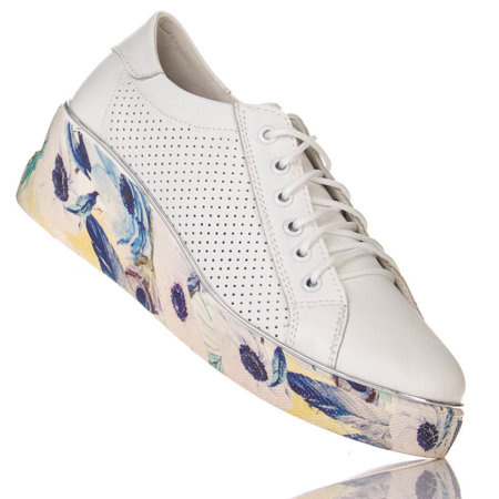 Sneakersy ażurowe Artiker 52C2153 biały