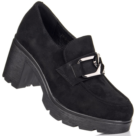 Półbuty damskie Potocki 12041BK czarny