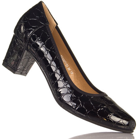 Czółenka damskie DP4497/23 BK czarne