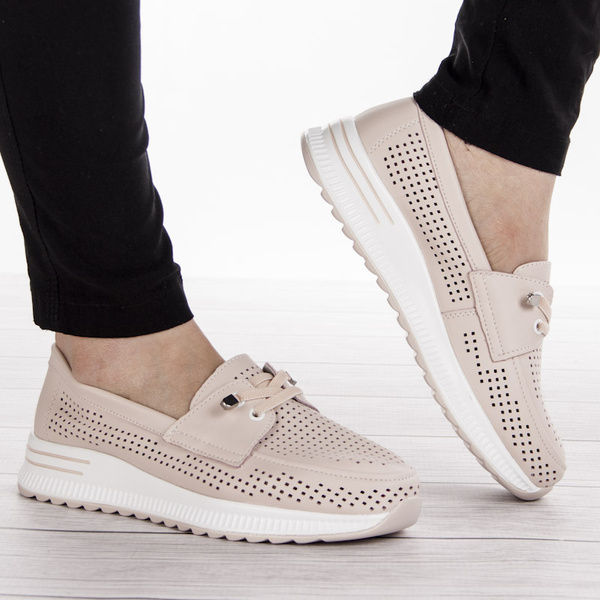 Sneakersy ażurowe Artiker 52C1888 pink różowe