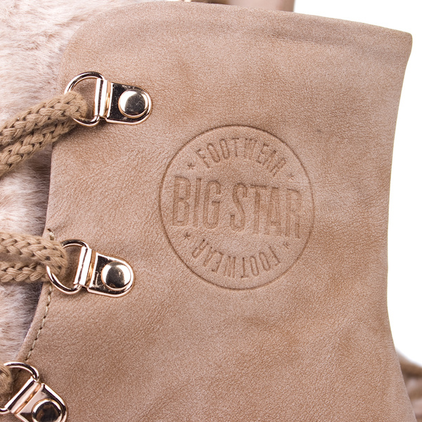 Workery damskie Big Star MM274573 camel