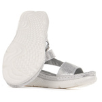 Sandały damskie Contes 555 biały zmija