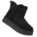 Śniegowce damskie mukluki Big Star SS274116 czarne ciepłe z futerkiem