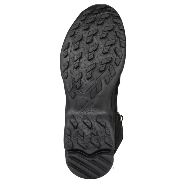 Czarne wysokie buty trekkingowe męskie VB17782 black ocieplone polarem