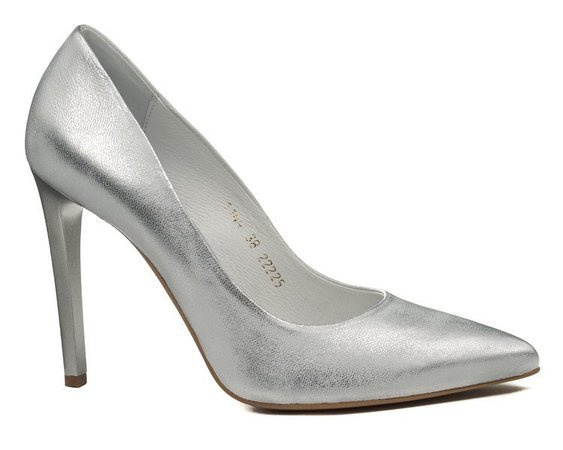 Szpilki Eska 1144 srebrny lico