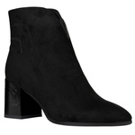 Zamszowe Botki damskie D&A S.Barski MR52-131 czarne ocieplone