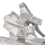 Sandały damskie Contes 555 biały zmija