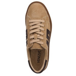 Beżowe sneakersy zamszowe Venezia V408-00392 skórzane sportowe