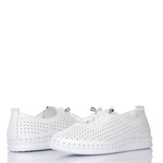 Białe półbuty ażurowe damskie T. SOKOLSKI W016 white skórzane