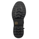 Czarne botki lakierowane damskie Filippo DBT7315/25 BK skórzane