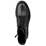 Skórzane trzewiki damskie Filippo DBT7369/25 BK czarne ocieplone