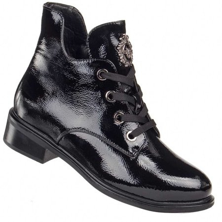 Botki damskie Barski HY207-71A black