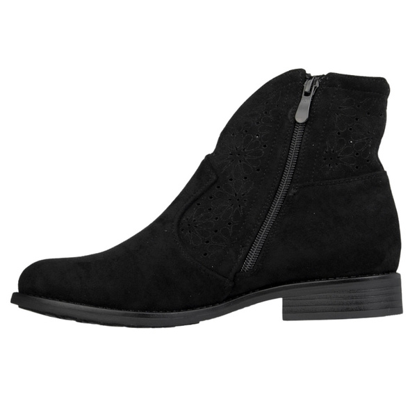 Botki kowbojki zamszowe damskie S.Barski HY52-532 czarne