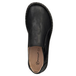 Buty na szerokie stopy damskie Potocki 90352BK czarne z zamkiem