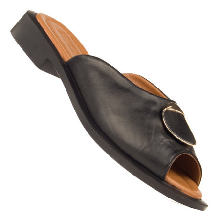 Klapki damskie skórzane Artiker 50C0676 czarny