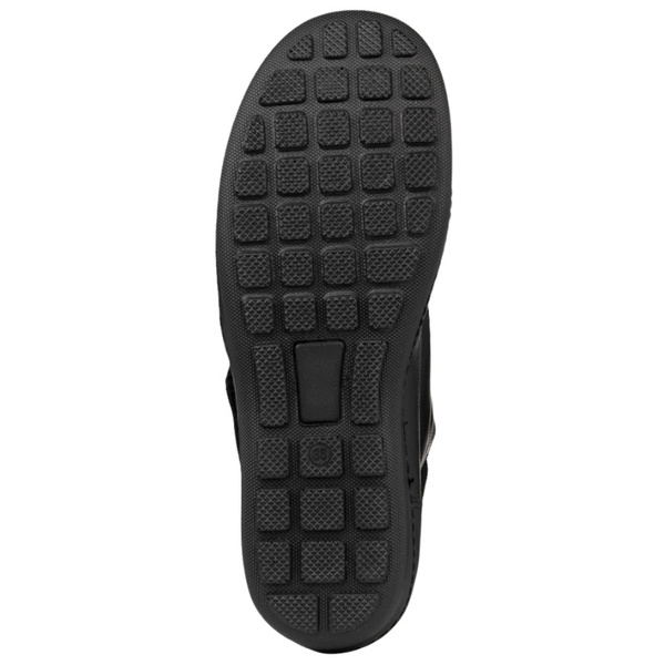 Skórzane botki damskie na rzepy Axel 1726 czarne tęgość H na haluksy