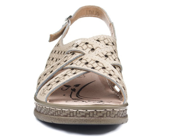 Sandały T.SOKOLSKI LIN L20-13 Beige beżowe