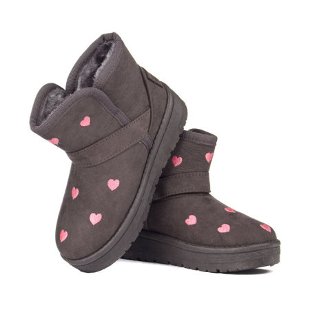 Śniegowce dziecięce Big Star KK374244 szary