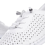 Białe półbuty ażurowe damskie T. SOKOLSKI W016 white skórzane