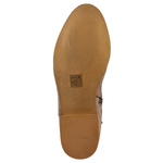 Zamszowe botki damskie Potocki 12745KH beżowe ocieplone wygodne