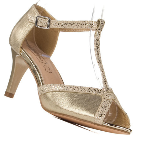 Sandały damskie Filippo DS1360 GO złoty