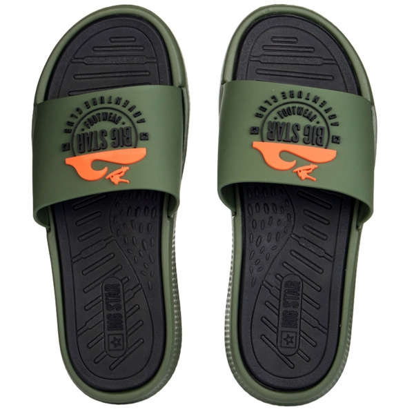 Męskie klapki basenowe sportowe Big Star RR174A008 lekkie zielone