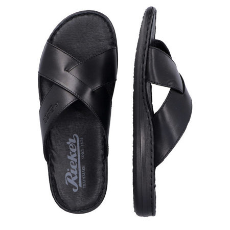 Klapki męskie Rieker 21052-00 czarne