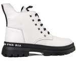Botki damskie Filippo DBT3063/21 WH biały