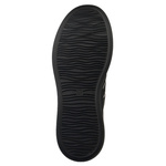 Szaresneakersy na platformie damskie Filippo DP6743/25 BK skórzane