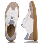 Białe sneakersy damskie skórzane T. Sokolski 224 WH/BLUE sportowe 