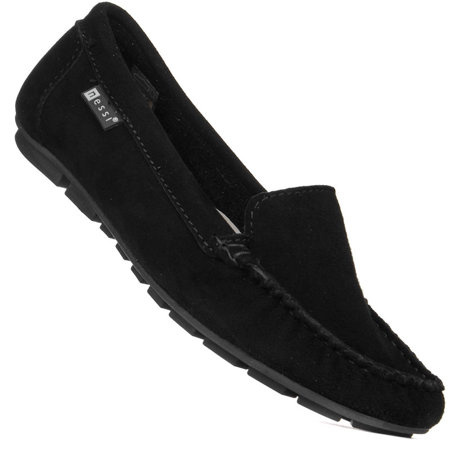 Mokasyny damskie Nessi 17130 czarny 19