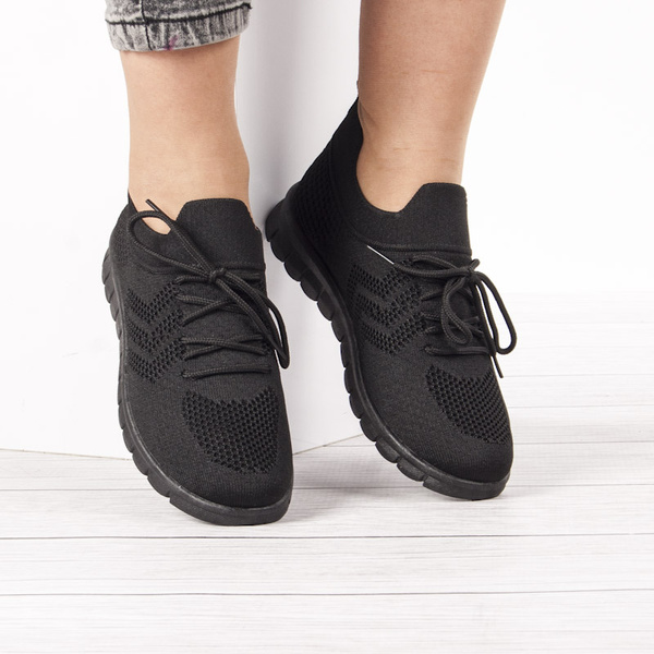 Sneakersy damskie Potocki 44300BK czarne