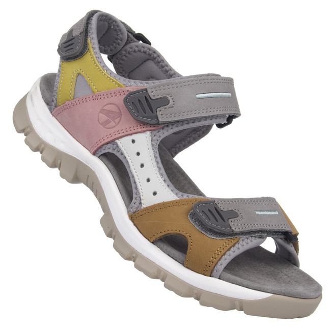 Wielokolorowe sandały sportowe Artiker 54C1293 multicolor skórzane