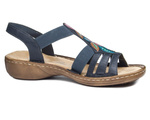 Sandały damskie Rieker 60171-14 blue