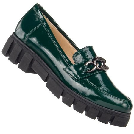 Półbuty damskie Agasi M29 zielony naplak