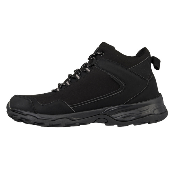 Zimowe buty trekkingowe DK 1029-P SAURON czarne wysokie ocieplone polarem