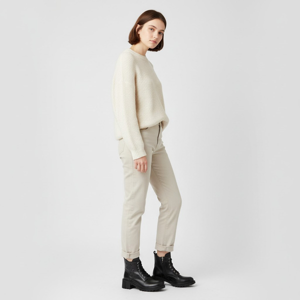 Skórzane trzewiki damskie Filippo DBT7133/25 BK czarne z motylkiem