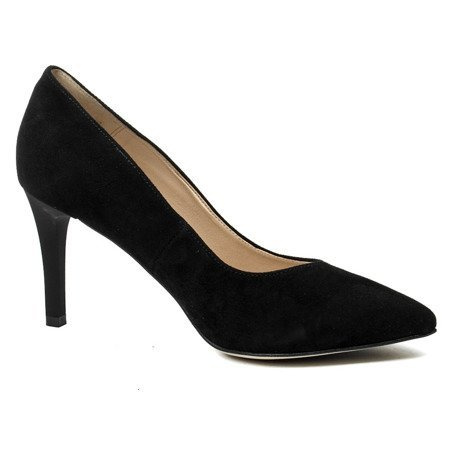 Szpilki Prestige 2035 k-zamsz czarny