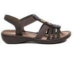 Sandały damskie Rieker 608G9-45 GREY